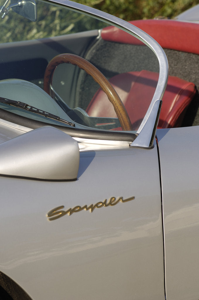 Detail of 1956 Porsche Spyder - James Dean replica by Simon Clay