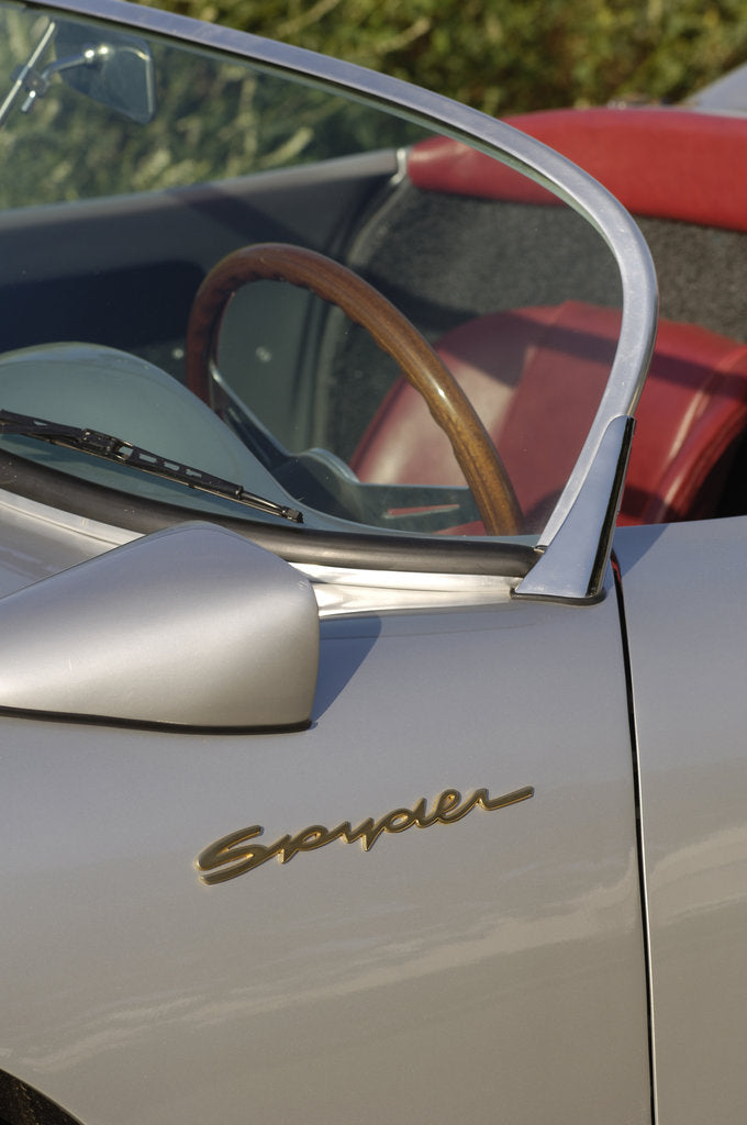 Detail of 1956 Porsche Spyder - James Dean replica by Simon Clay