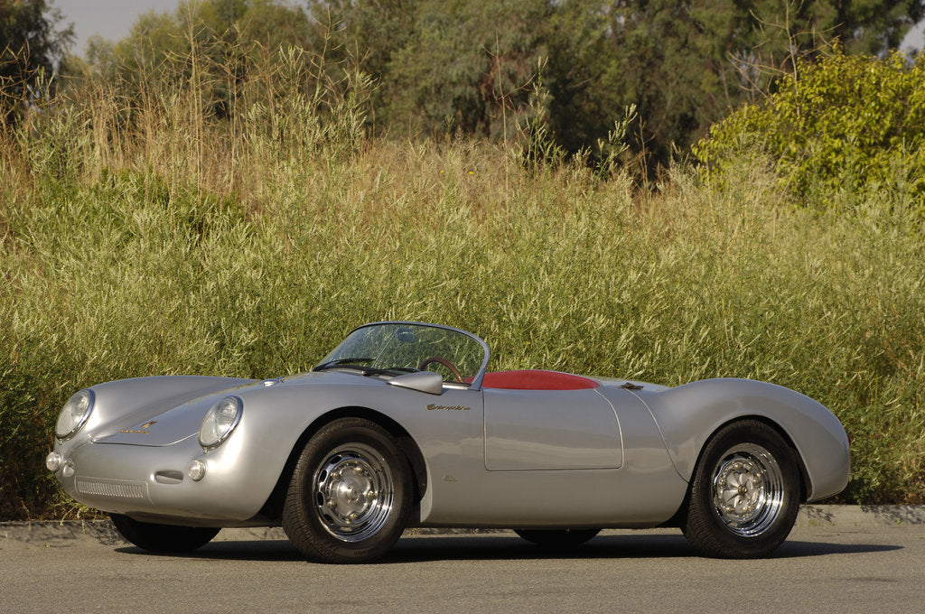 Detail of 1956 Porsche Spyder - James Dean replica by Simon Clay