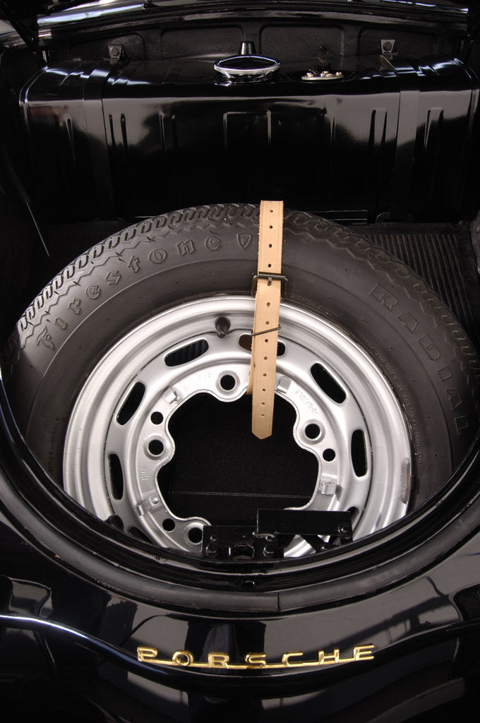 Detail of 1956 Porsche Spyder - James Dean replica by Simon Clay