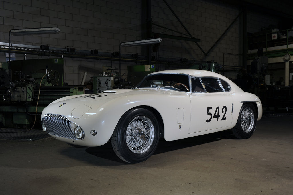 Detail of Siata Mille Miglia by Touring 1952 by Simon Clay