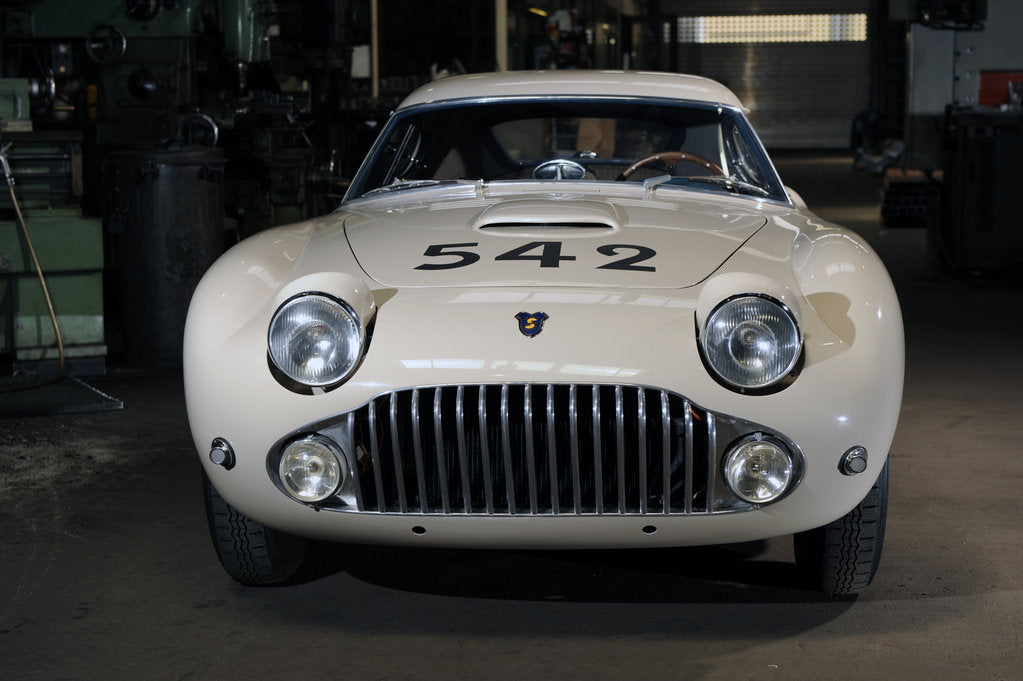 Detail of Siata Mille Miglia by Touring 1952 by Simon Clay