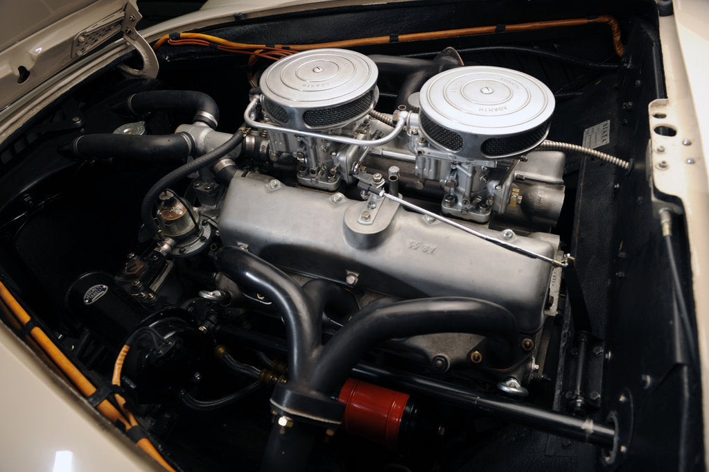 Detail of Siata Mille Miglia by Touring 1952 by Simon Clay