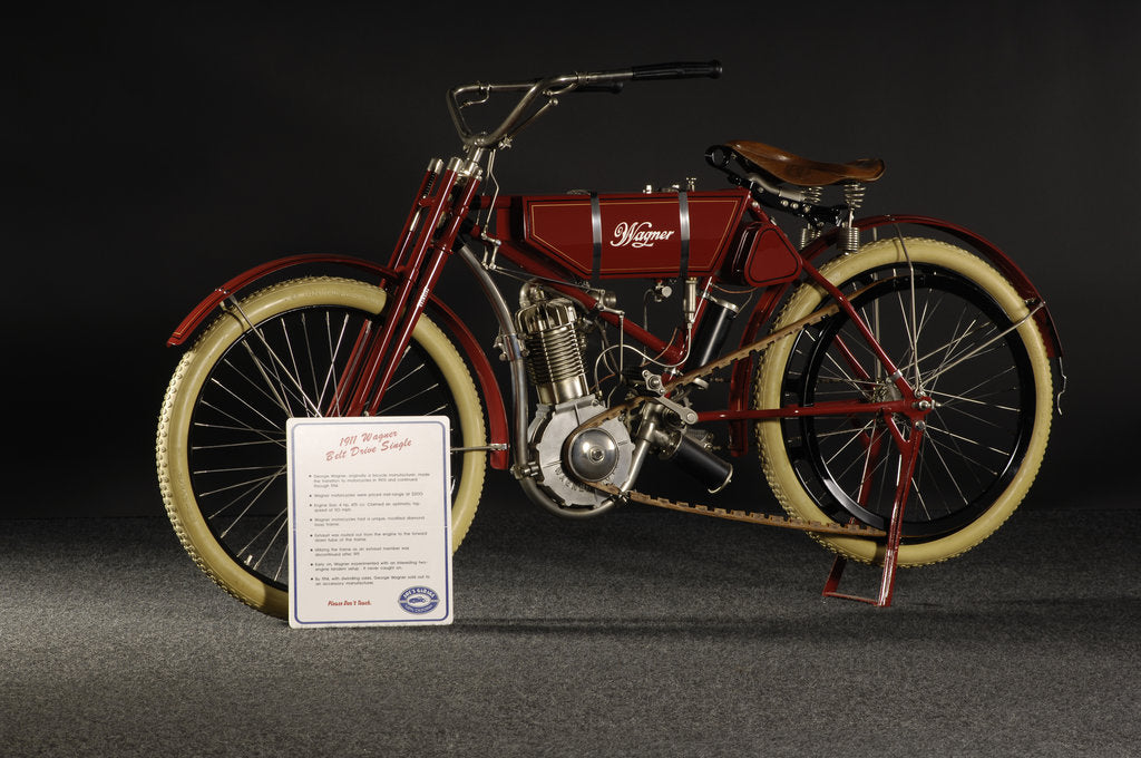 Detail of Wagner belt drive single 1911 by Simon Clay