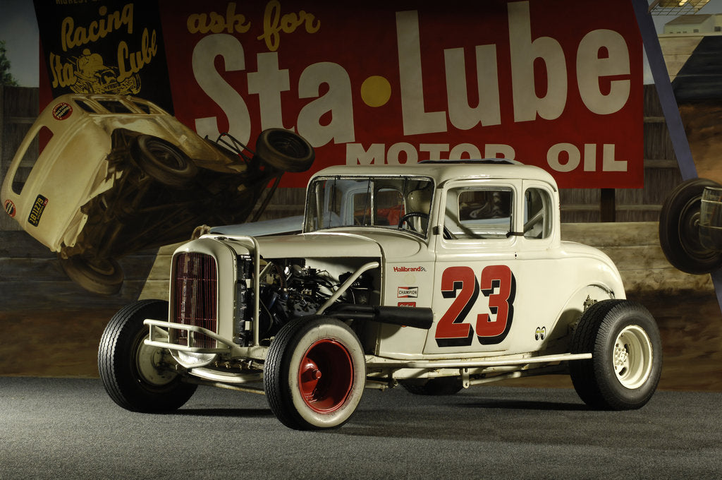 Detail of Ford short track jalopy coupe 1932 by Simon Clay