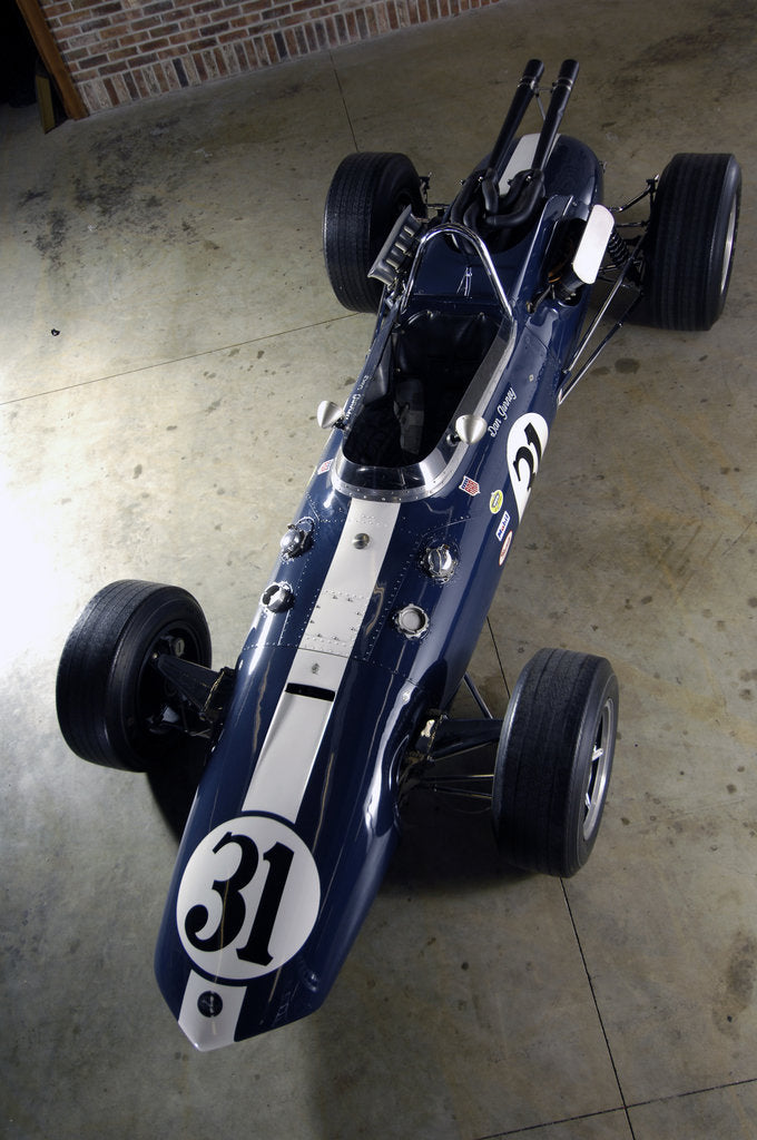 Detail of Gurney Eagle racing car 1966 by Simon Clay