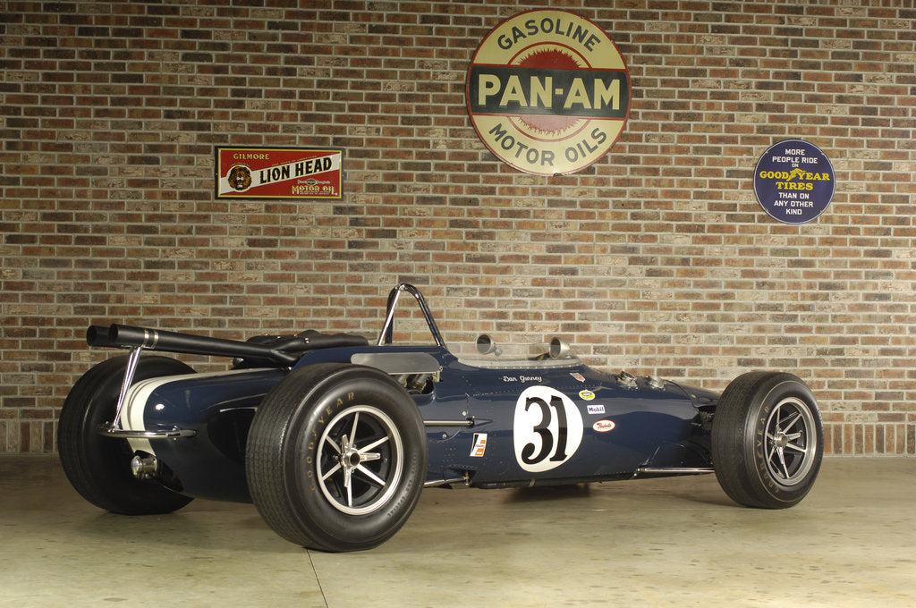 Detail of Gurney Eagle racing car 1966 by Simon Clay