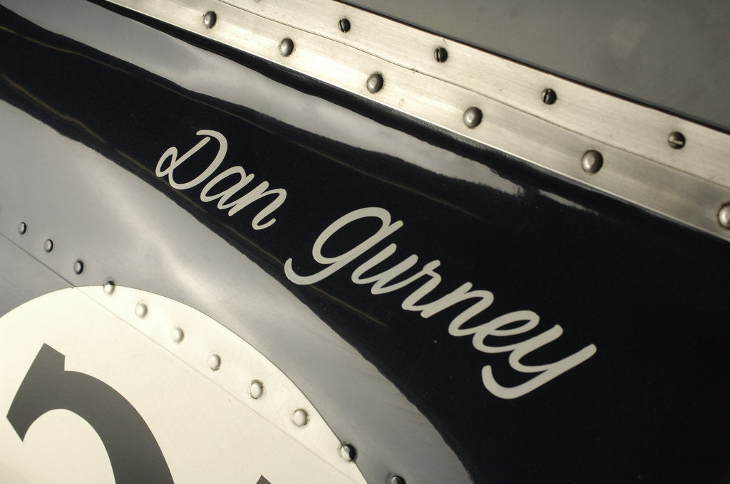 Detail of Gurney Eagle racing car 1966 by Simon Clay