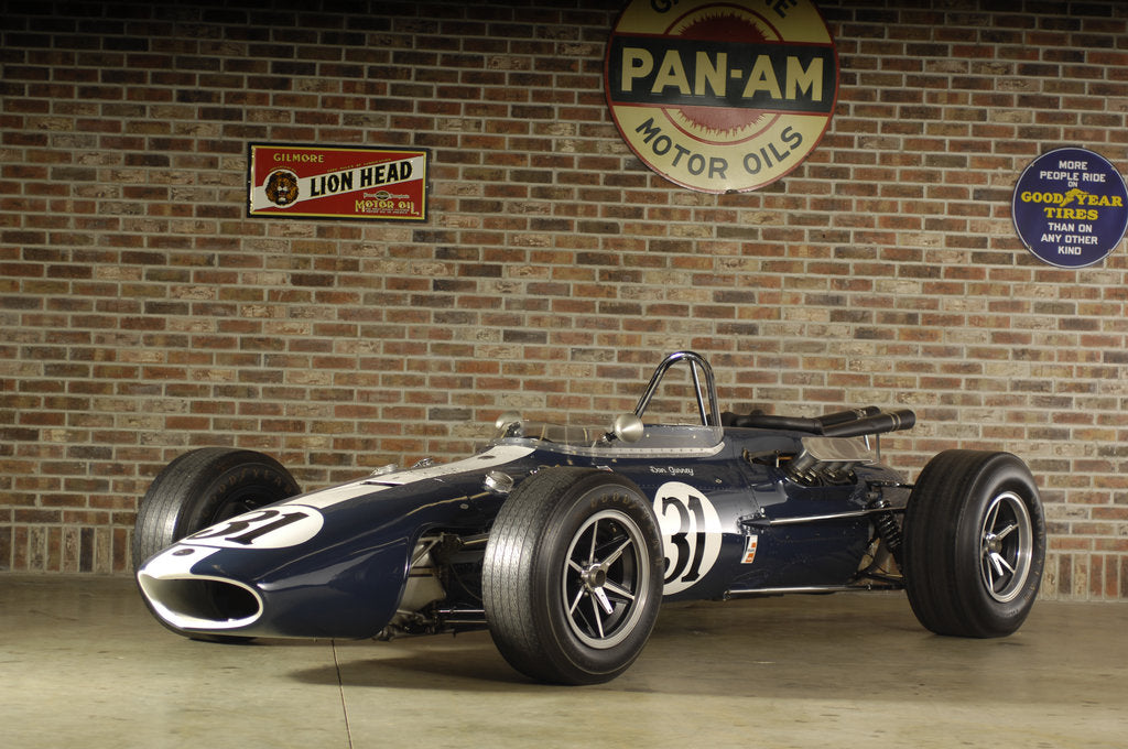 Detail of Gurney Eagle racing car 1966 by Simon Clay