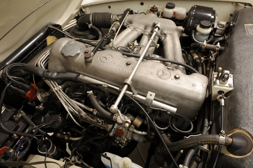 Detail of Mercedes Benz 230SL 1963 by Simon Clay