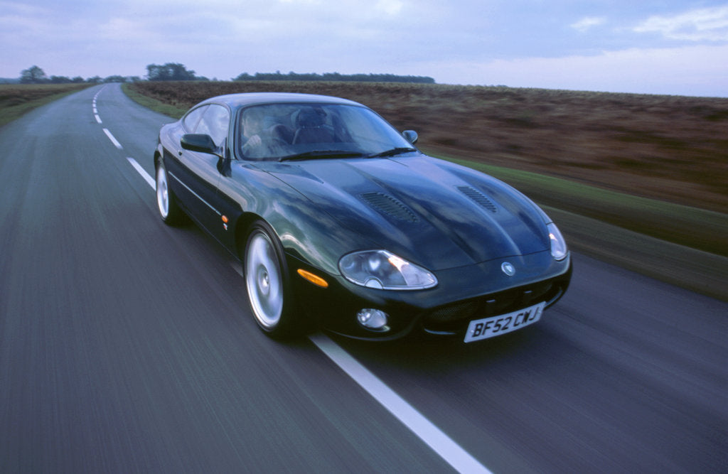 Detail of 2002 Jaguar XKR coupe by Unknown