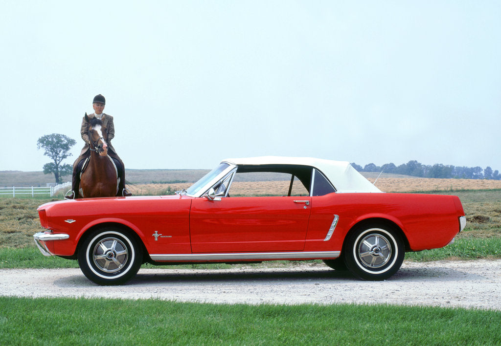 Detail of 1966 Ford Mustang 289 convertible by Unknown