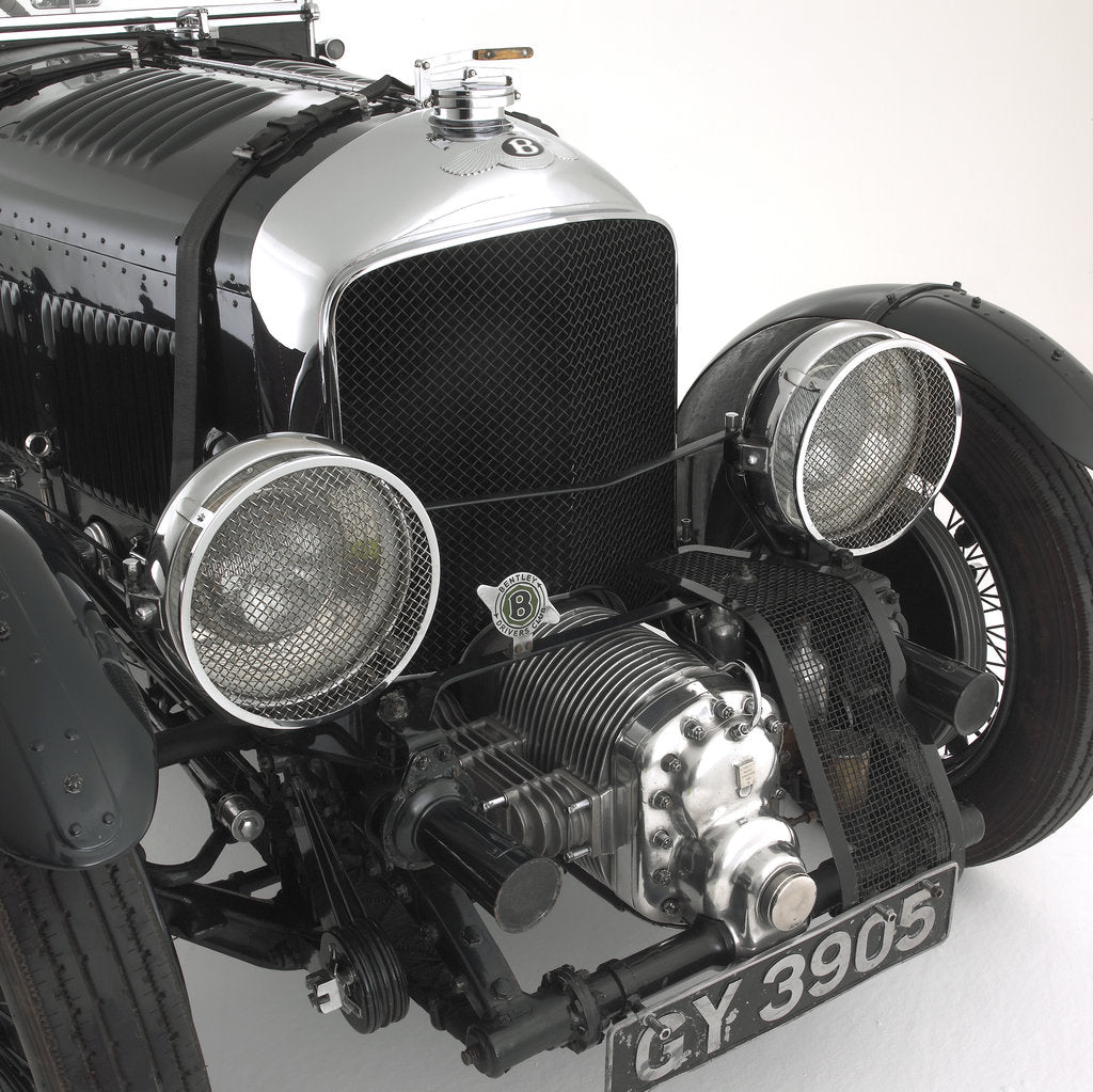 Detail of 1930 Bentley 4.5 litre blower by Unknown
