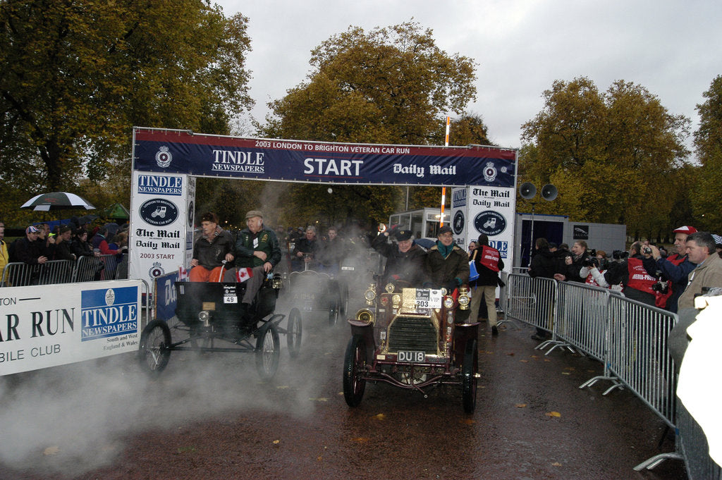 Detail of 2003 London to Brighton Run start by Unknown