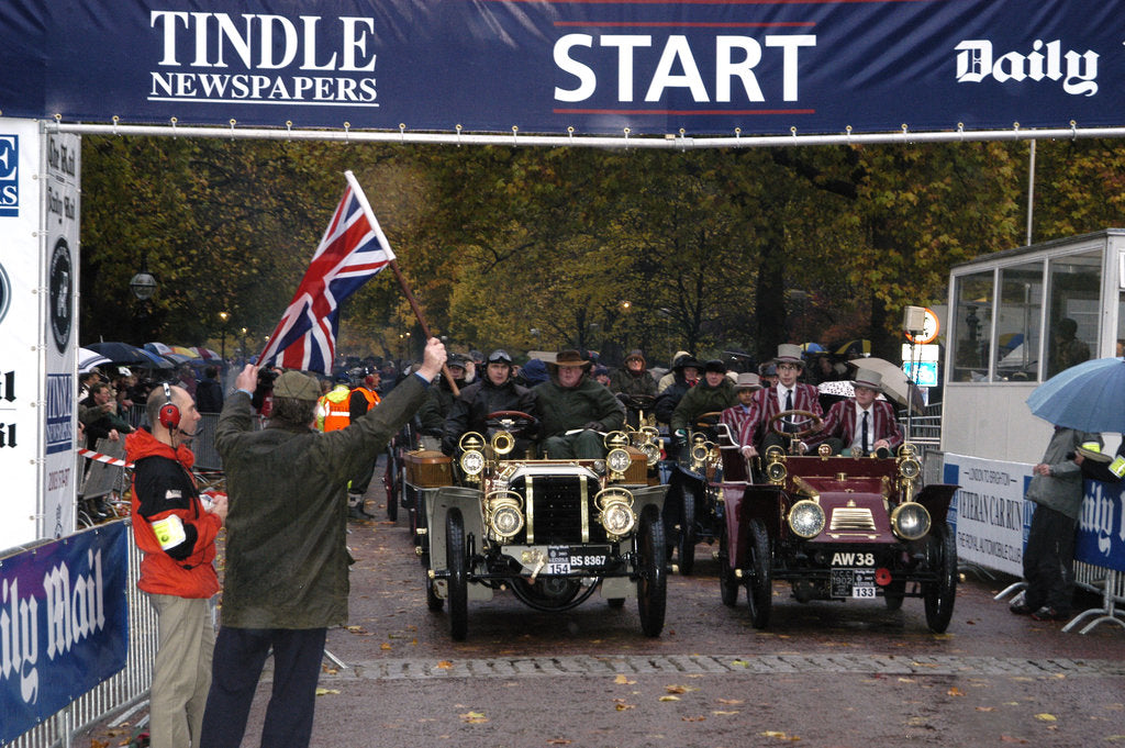 Detail of 2003 London to Brighton Run start by Unknown