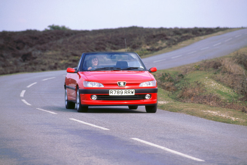 Detail of 1999 Peugeot 306 cabriolet by Unknown