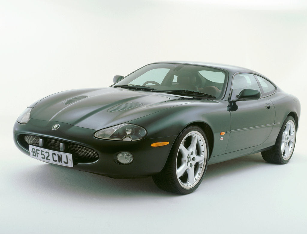 Detail of 2002 Jaguar XKR coupe by Unknown