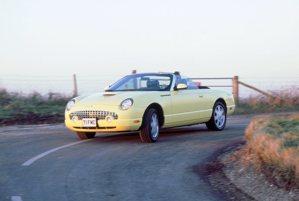 Detail of 2002 Ford Thunderbird convertible by Unknown