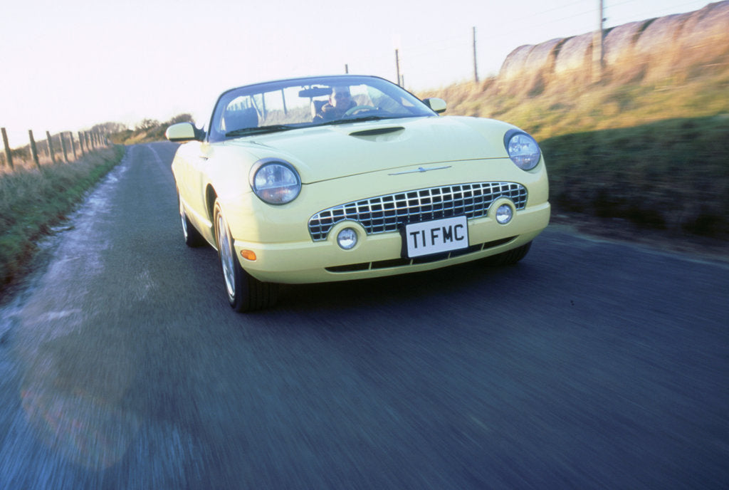 Detail of 2002 Ford Thunderbird convertible by Unknown