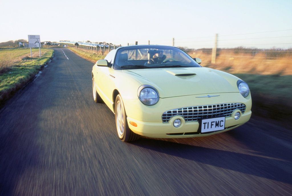 Detail of 2002 Ford Thunderbird convertible by Unknown