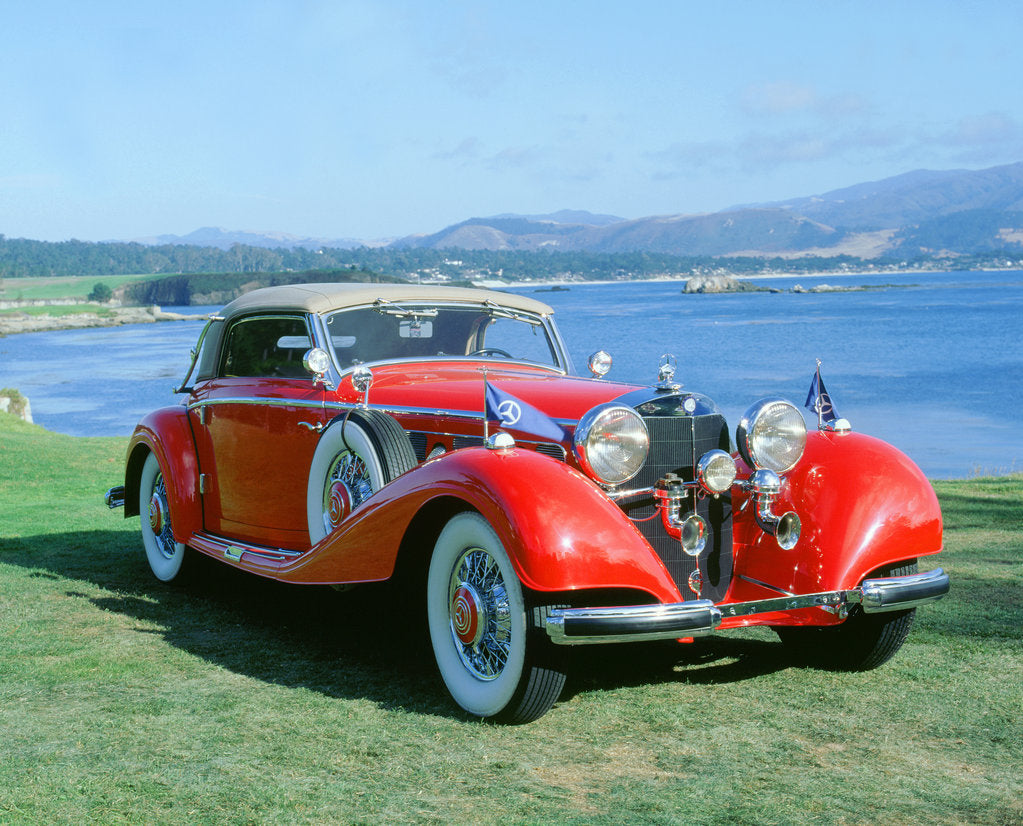 Detail of 1938 Mercedes Benz 540K Sindelfinger Cabriolet by Unknown