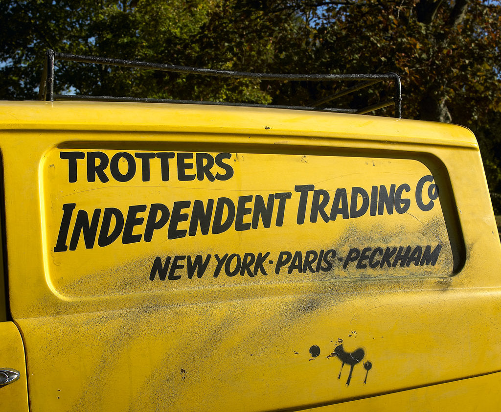 Detail of Trotter's Reliant Van from 'Only Fools and Horses' tv programme by Unknown