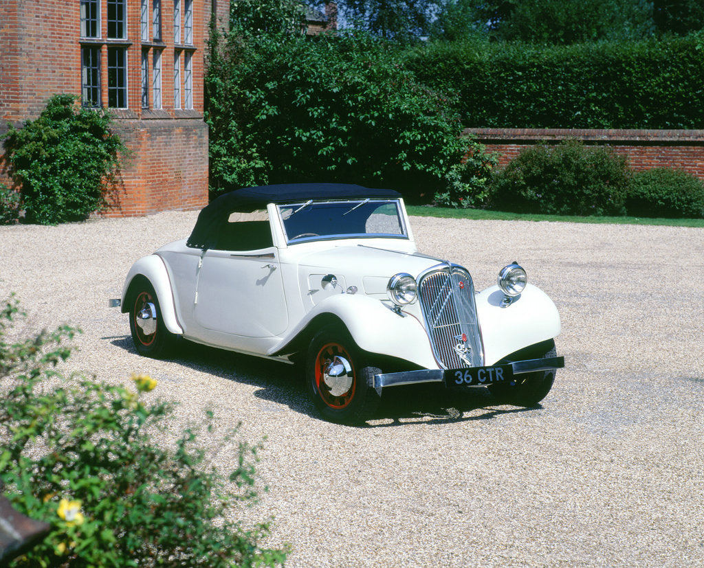 Detail of 1937 Citroen 11cv by Unknown