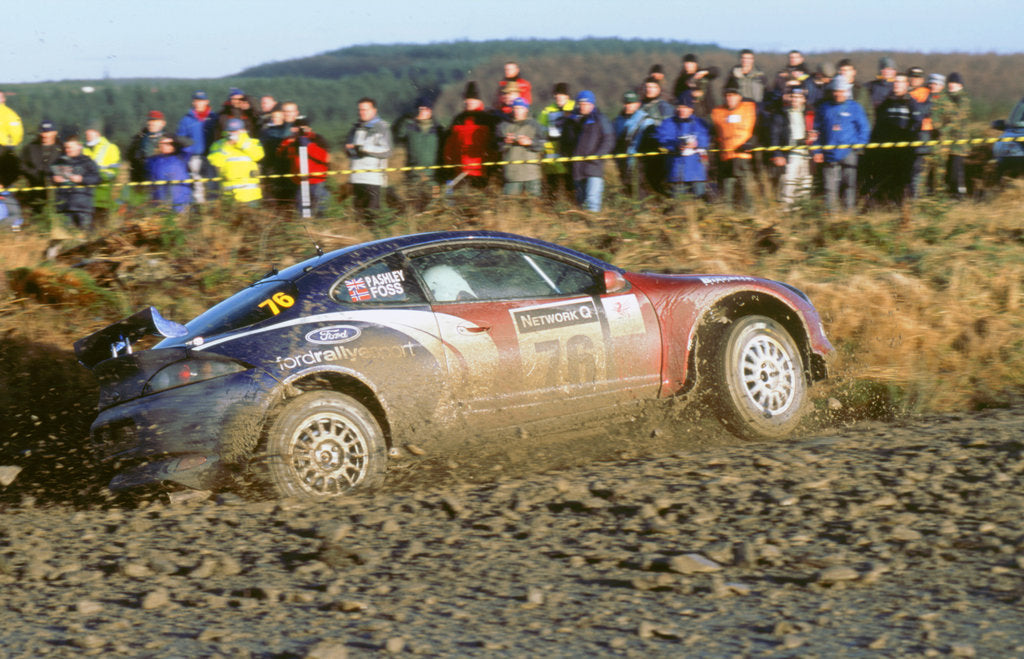 Detail of 2002 Ford Puma driven by Alexander Foss on Network Q Rally by Unknown
