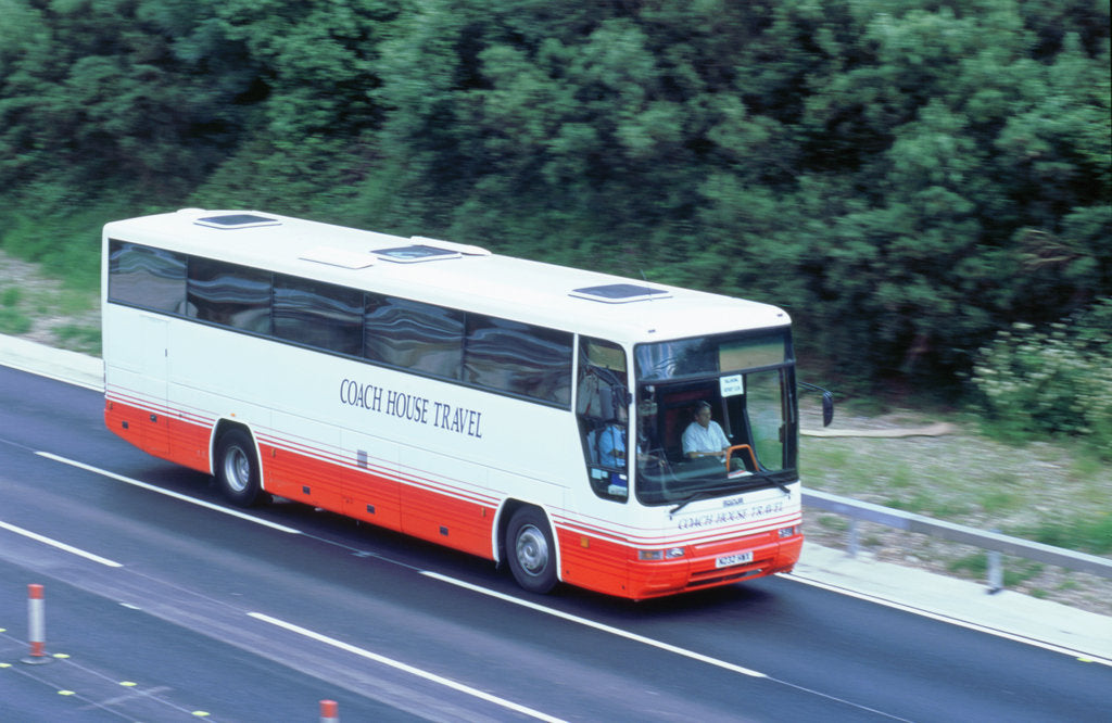 Detail of 2002 Coach on M27 motorway by Unknown