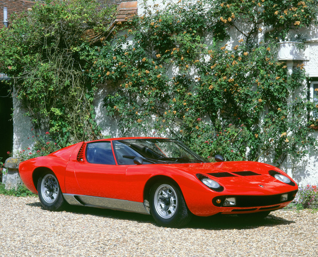 Detail of 1968 Lamborghini Miura P400 by Unknown