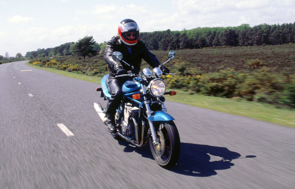 Detail of 1996 Suzuki Bandit N600 motorcycle by Unknown