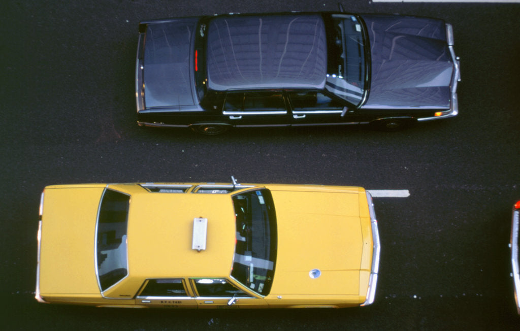Detail of New York City taxi cab by Unknown