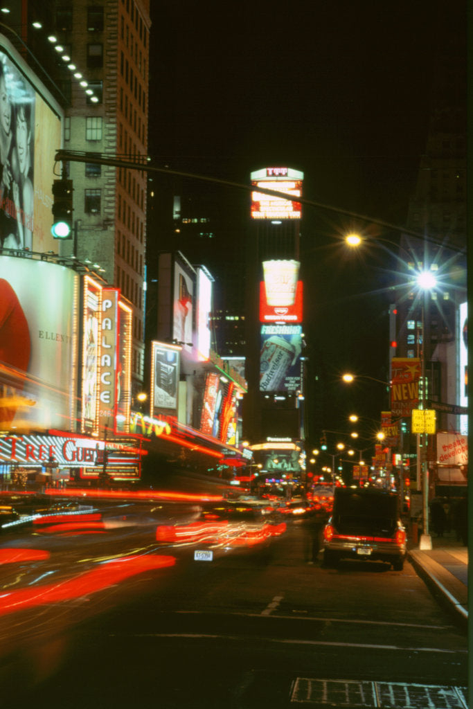 Detail of New York at Night by Unknown