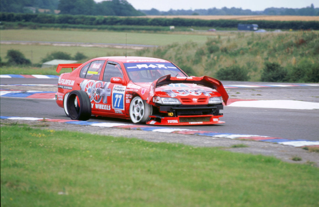Detail of 1998 Thruxton. British touring cars.Nissan Primera. M Neal by Unknown