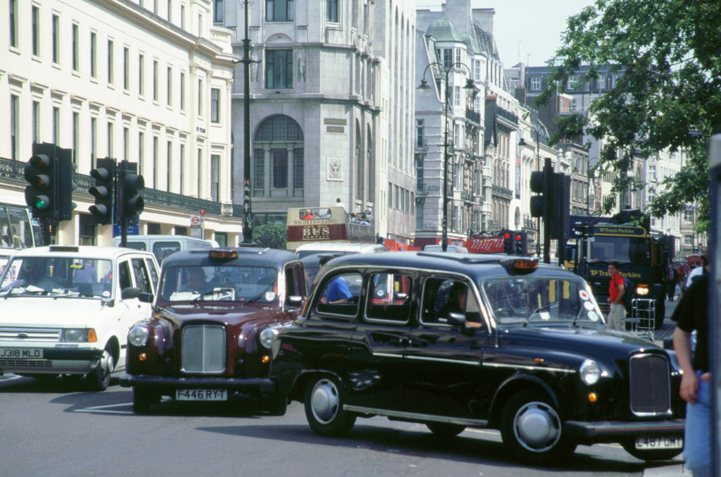 Detail of London Taxis, 1998 by Unknown