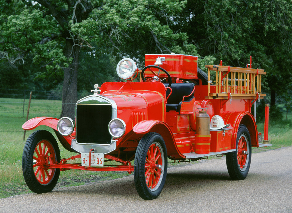 Detail of 1927 Ford TT Fire engine by Unknown