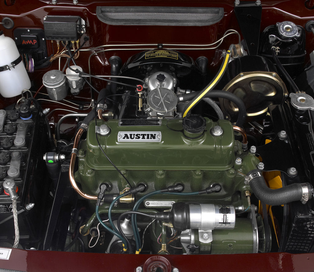 Detail of 1965 Austin 1800 engine by Unknown