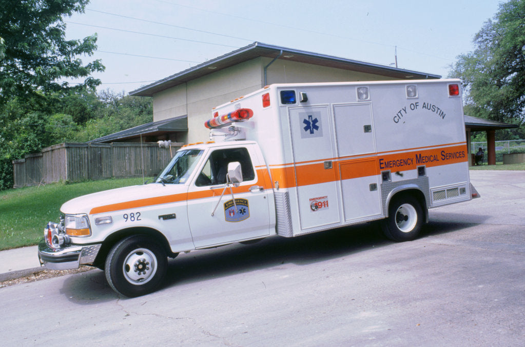 Detail of Ford Ambulance, Austin Texas 1994 by Unknown