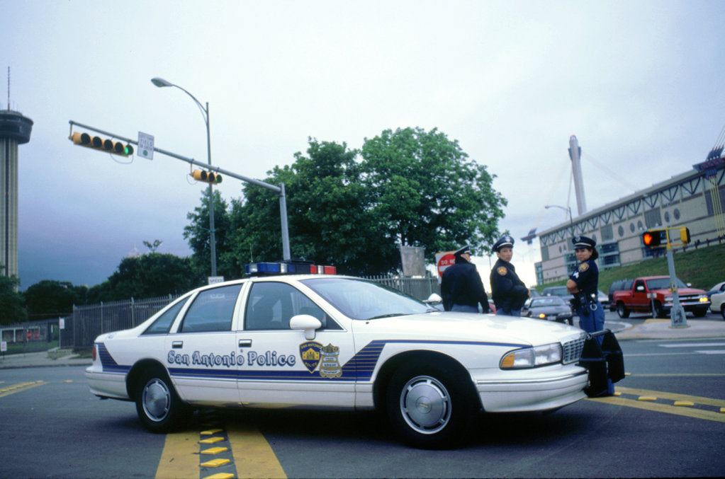 Detail of Chevrolet Police Car of San Antonio, Texas 1994 by Unknown
