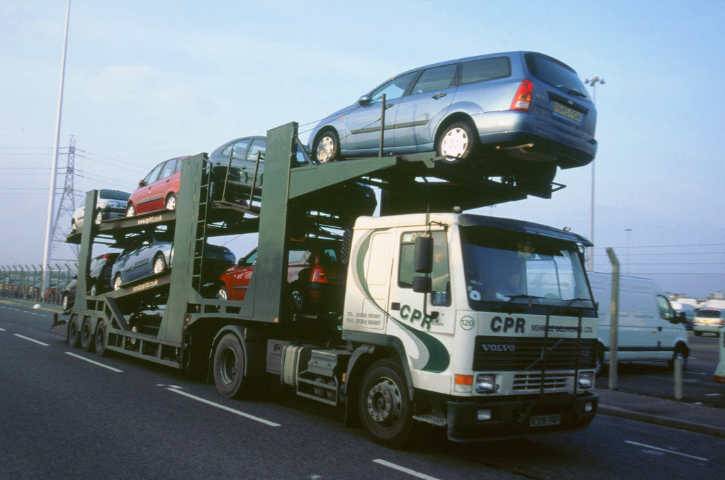 Detail of Car transporter by Unknown
