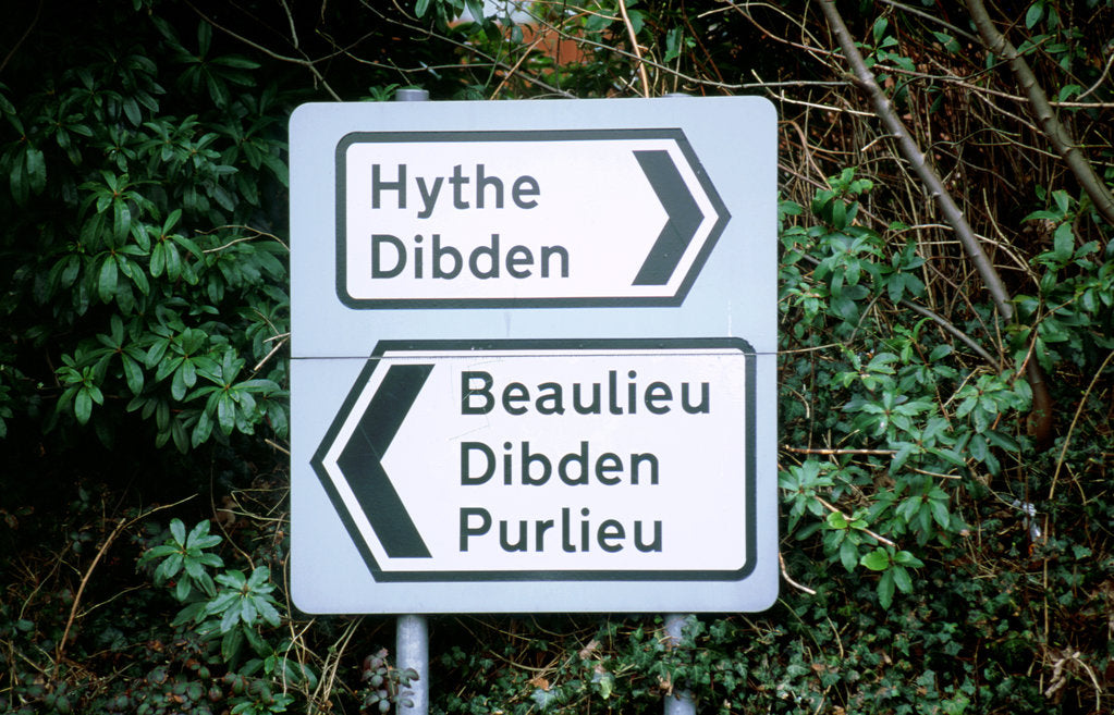 Detail of Road sign by Unknown