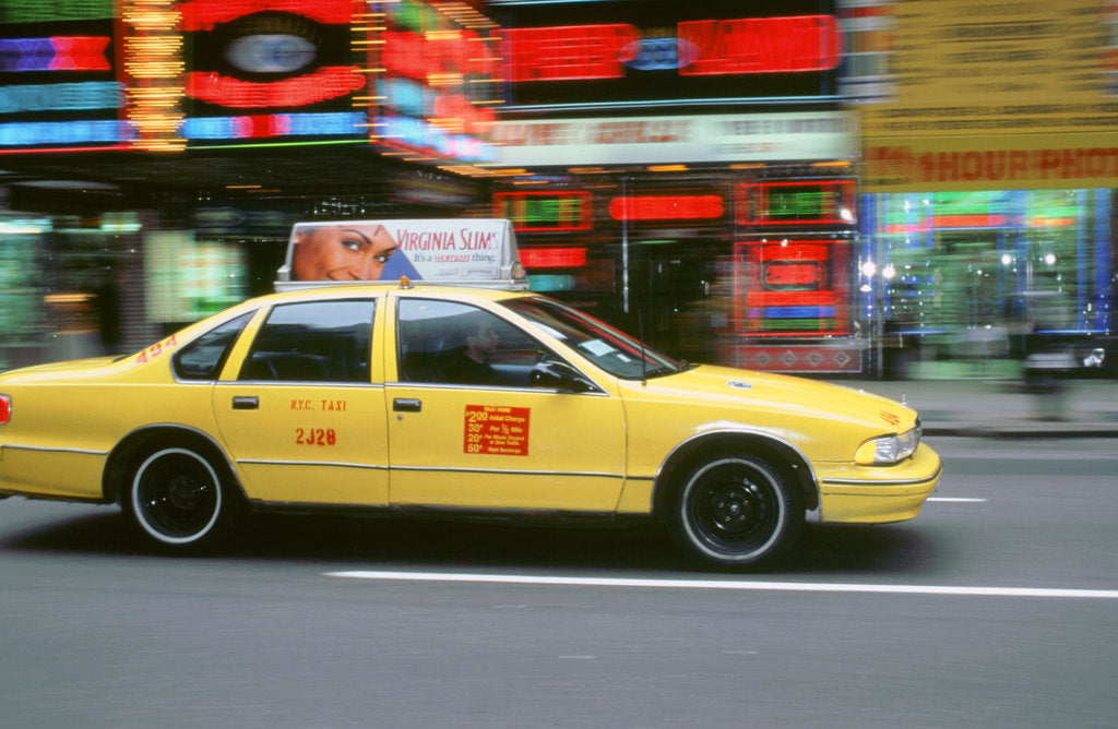 Detail of New York Yellow Taxi cab, 1995 by Unknown