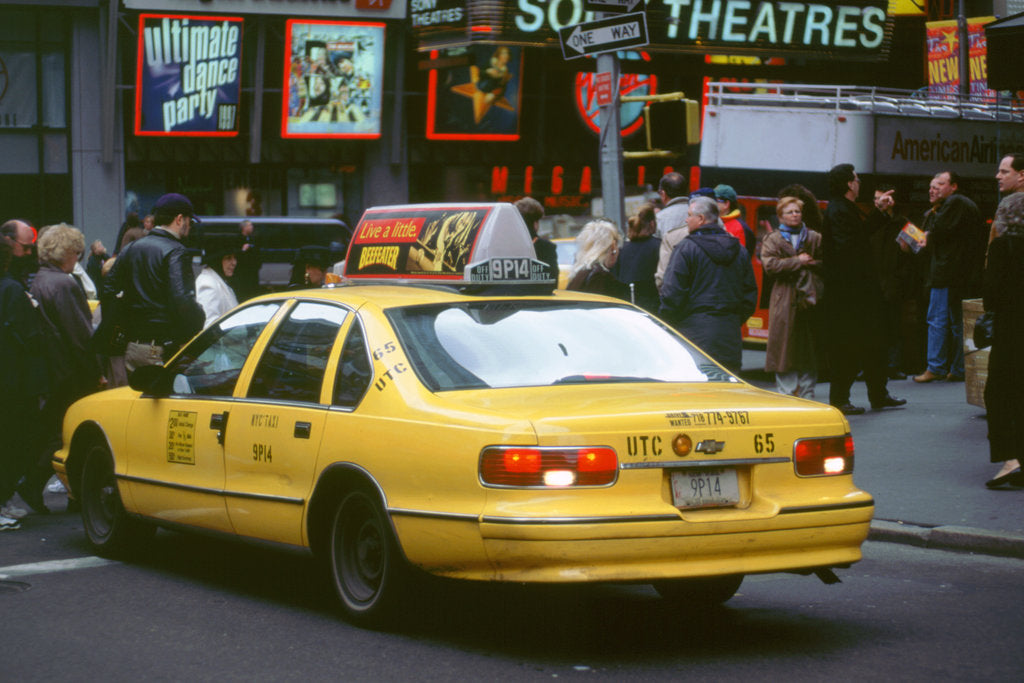 Detail of New York Yellow Taxi cab, 1995 by Unknown