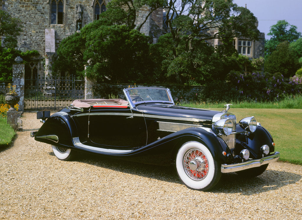 Detail of 1937 Hispano Suiza K6 by Unknown