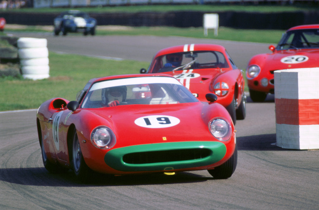 Detail of 1998 Goodwood revival meeting,1964 Ferrari 275LM by Unknown