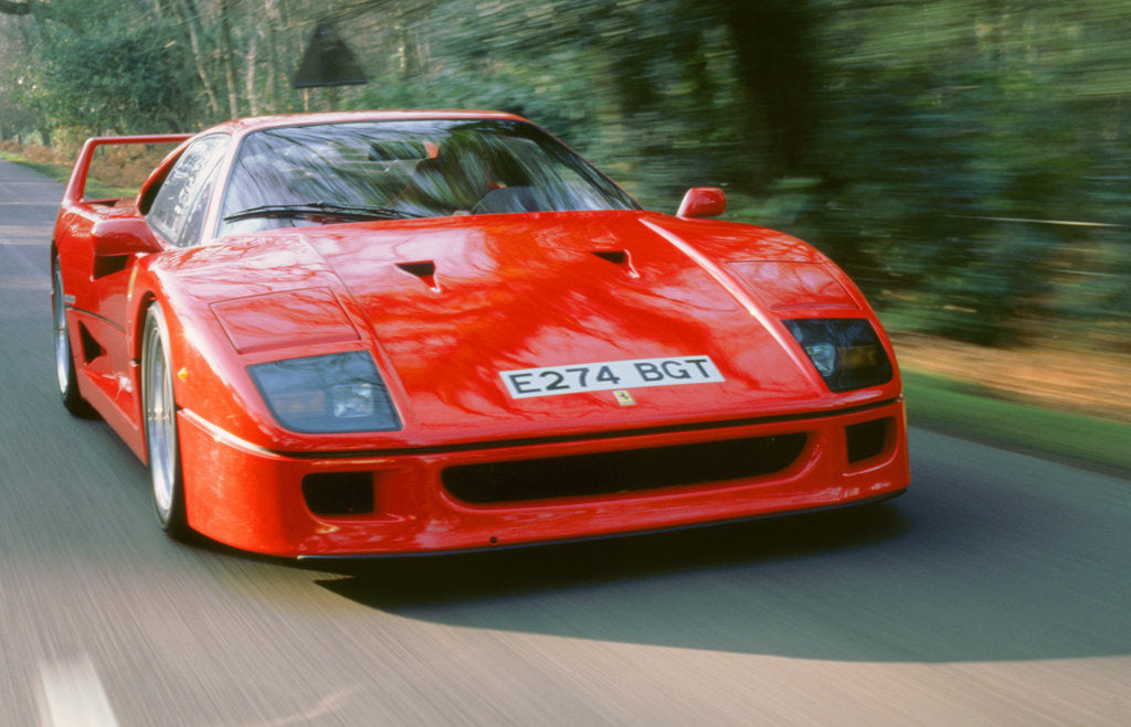 Detail of 1988 Ferrari F40 by Unknown