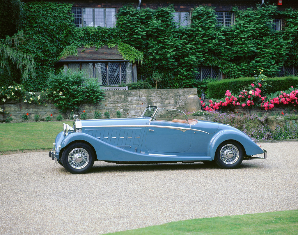Detail of 1934 Hispano Suiza Type 68 convertible v12 by Unknown
