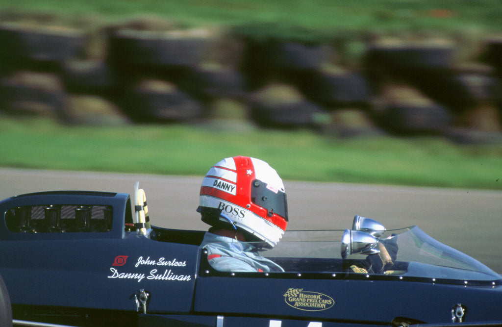 Detail of Danny Sullivan, 1998 Goodwood revival meeting by Unknown