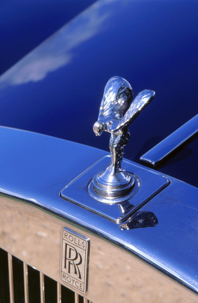 Detail of 1999 Rolls Royce Silver Seraph spirit of ecstasy mascot by Unknown