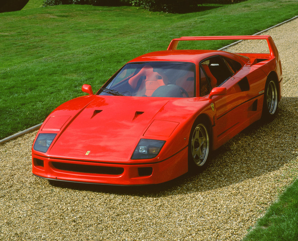 Detail of 1989 Ferrari F40 by Unknown